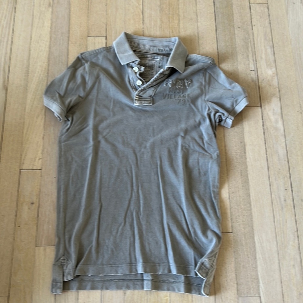 Ruehl No.925 Gray Polo Shirt Classic Design